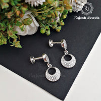 Cute Half Moon South Screw Earrings