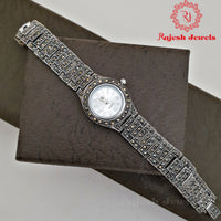 Graceful Swiss Marcasite Watch