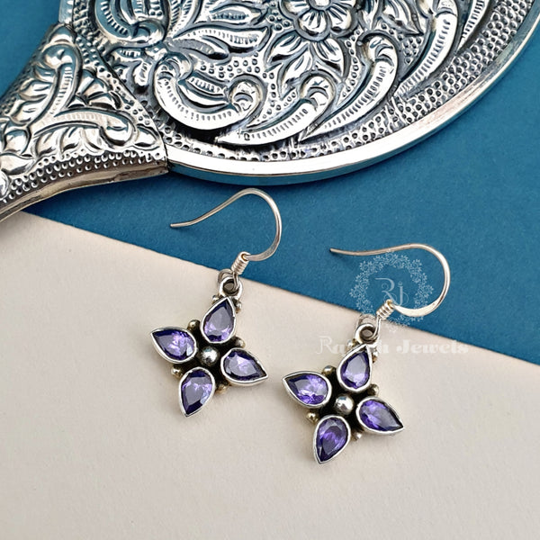 Elegant Floral Hanging Earrings