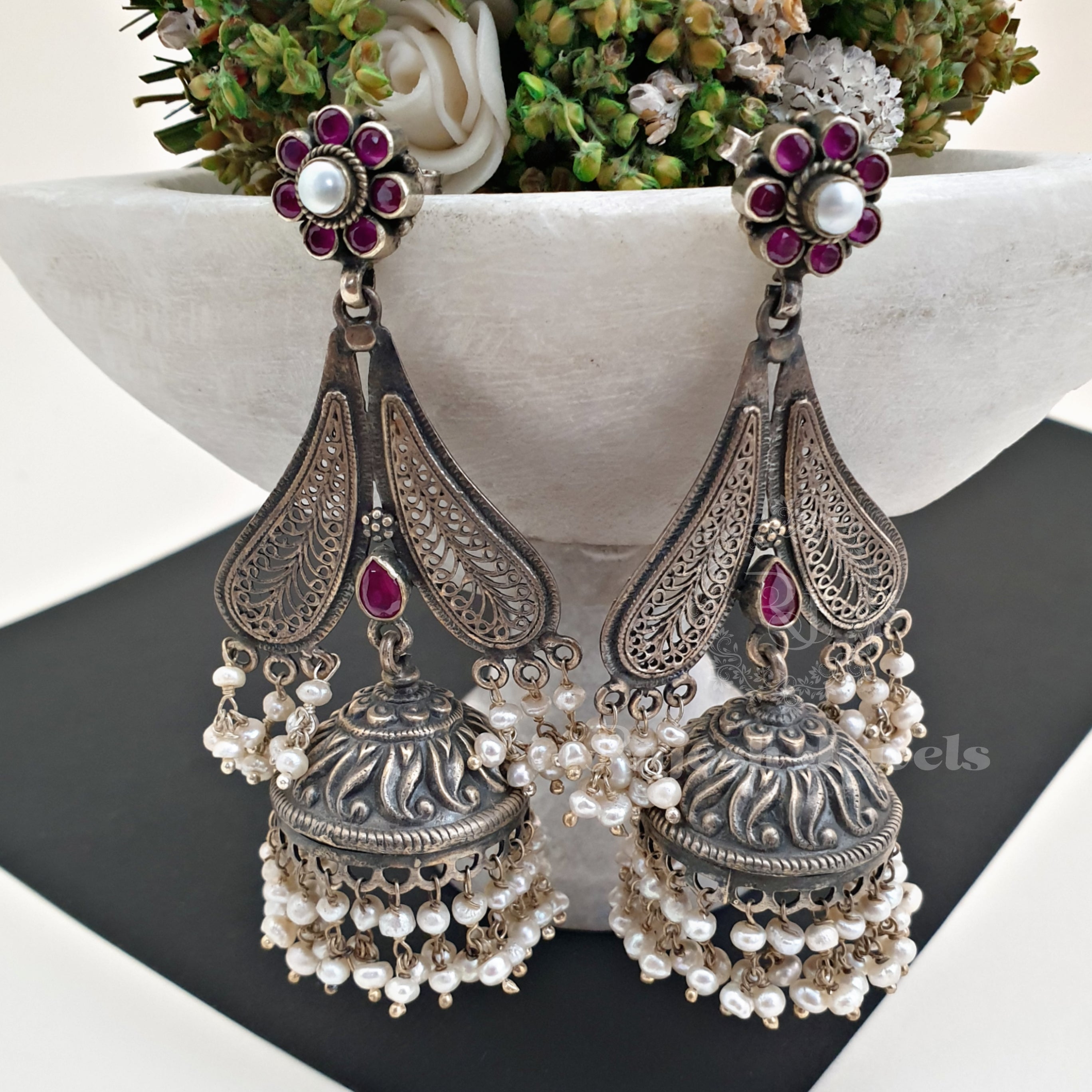 Creative Oxidised Jumka