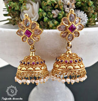 Exquisite Gold Plated Jhumka