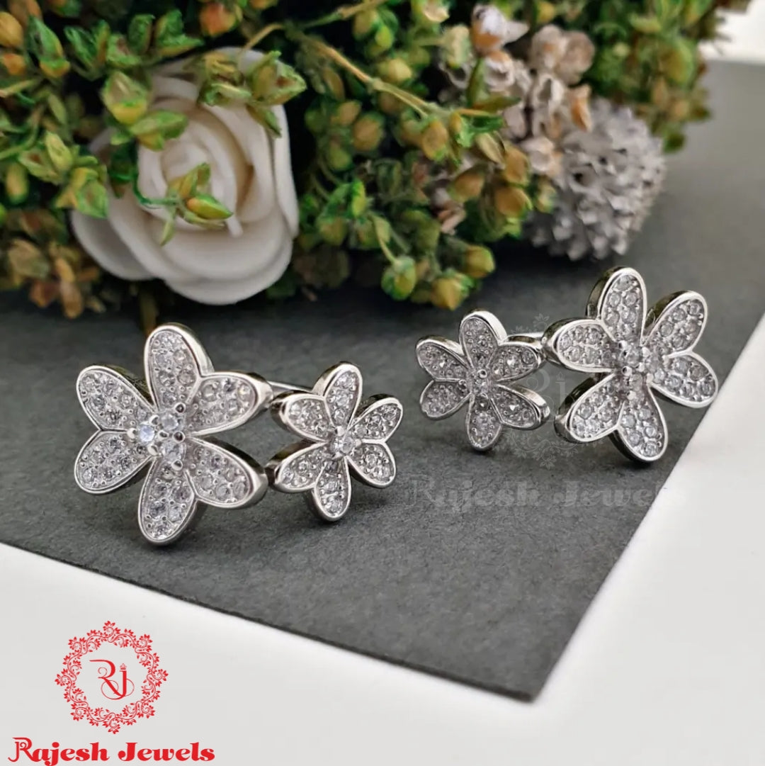 Majestic Floral Cz Toerings