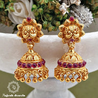 Traditional Gold Plated Earrings