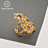 Charming Cocktail Finger Ring