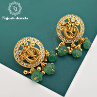 Gopal Krishna Cz Stud Earrings