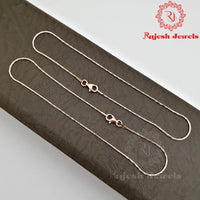 Sleek Rosegold Anklets