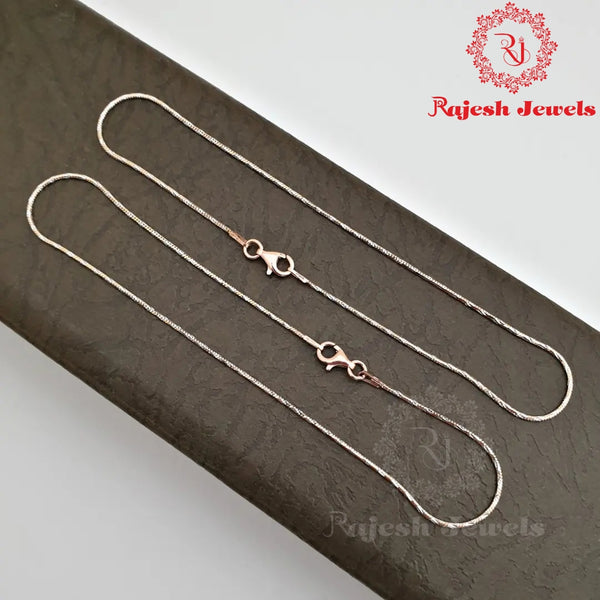 Sleek Rosegold Anklets