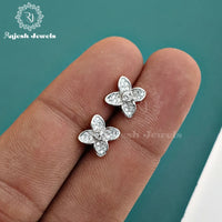 Spectaular Floral Cz Studs