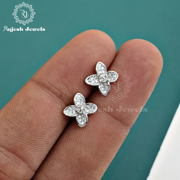 Spectaular Floral Cz Studs